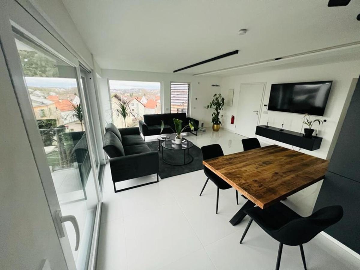 Moderne Wohnung Nahe Museum Sinsheim Buitenkant foto