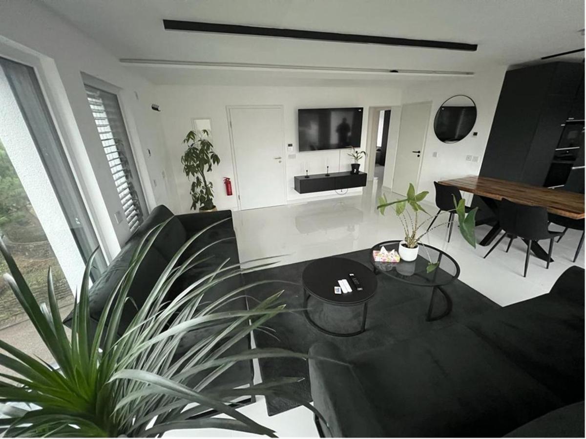 Moderne Wohnung Nahe Museum Sinsheim Buitenkant foto